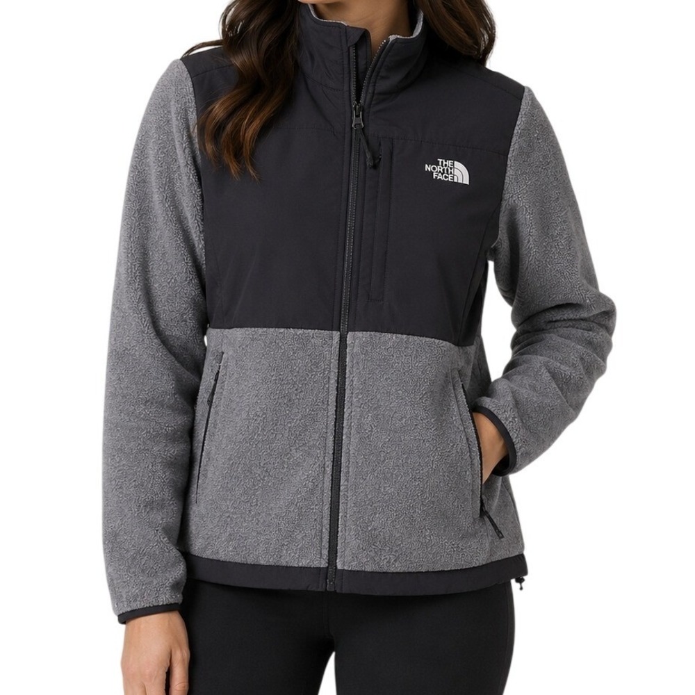 The North Face Grey Denali 2 Fleece Jacket Women's XL - Picture 1 of 5